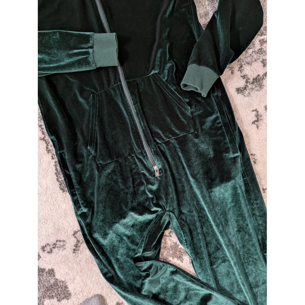 Onepiece Original Velour Jumpsuit Green - Picture 5 of 9